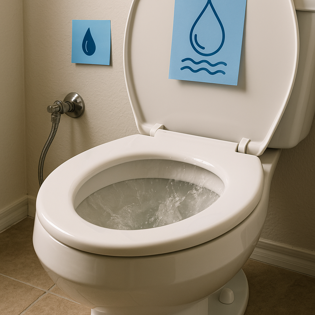 Combien d’eau gaspillons-nous aux WC ? La vérité qui fait mal Image