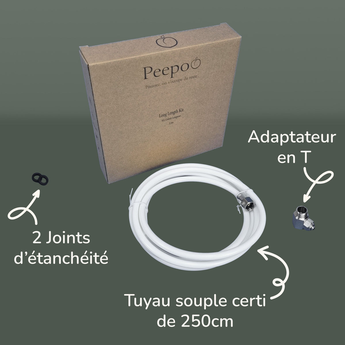 Peepoo Long Length Kit