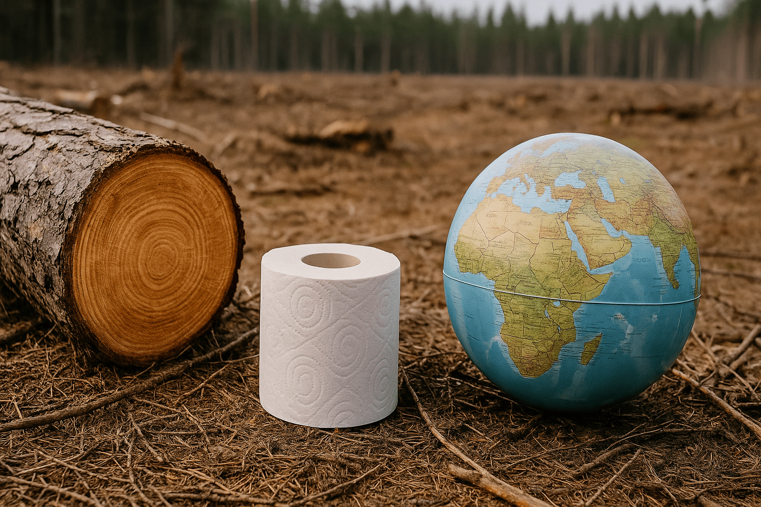 L’impact environnemental du papier toilette : le vrai prix de nos rouleaux - Peepoo